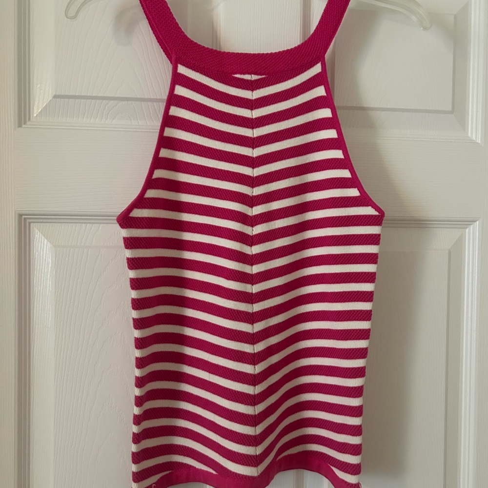 COS Pink Sleeveless Fitted Tank Top